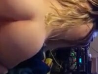 She moaned louder as I slid into her tight pussy.