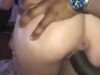 Bitch sucks BBC deep and gets POV fucked