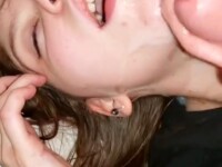 Stretching her tight pussy with my fingers and then fucking her hard