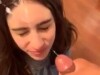 She obediently took my cock and looked into my eyes