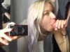Sex in the locker room with a petite blonde