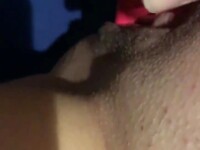 my wife playig with a toy