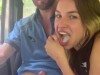 I got so horny that I gave him a blow job, then jumped on his cock