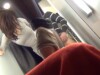 Shy girl gets rough sex in tight locker room