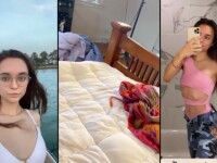 Missionary: Stretching her tight pussy until I fill her up.