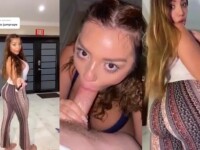 She couldn't stop choking on my hard cock.