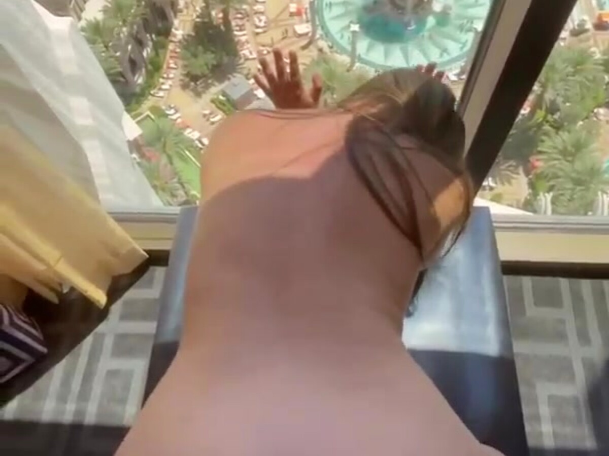 Play 'Bent over the balcony, her tight pussy stretched by my hard cock'