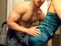 Bored boyfriend fucks me hard after shower