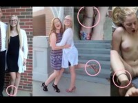 Nerdy classmate finally nails his college crush all night