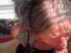 Bound slut chokes on huge cock before cumming on her face