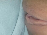 Her wet pussy drives me crazy. I can't resist the temptation to touch it with my fingers.