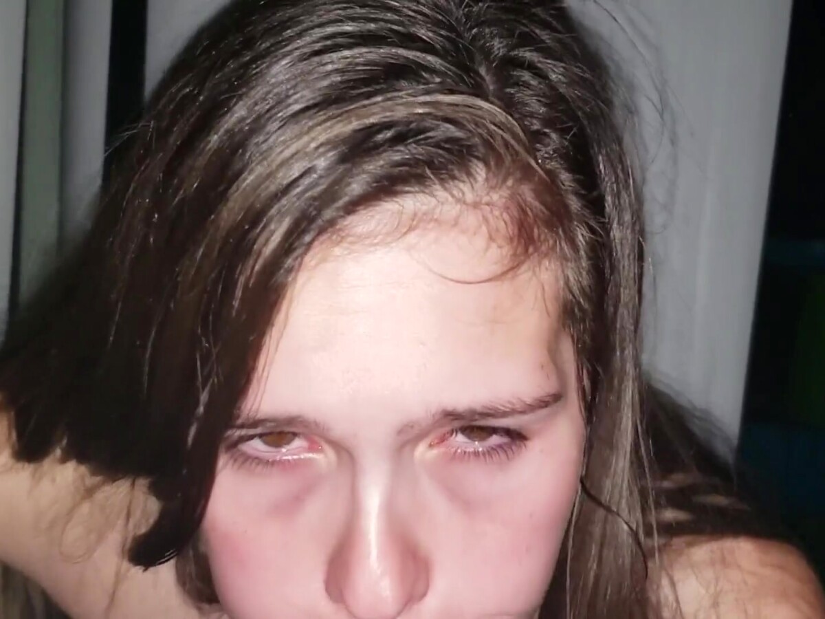 Play 'Making her gag on my hard cock before cumming all over her face'