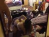 Put it in her mouth, then tore her asshole apart and covered her face in cum