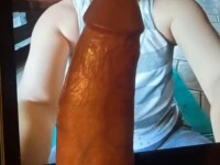 Blowjob and handjob from cock tribute