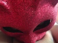 Brought her to the edge with a dildo, vibrator, and my fingers