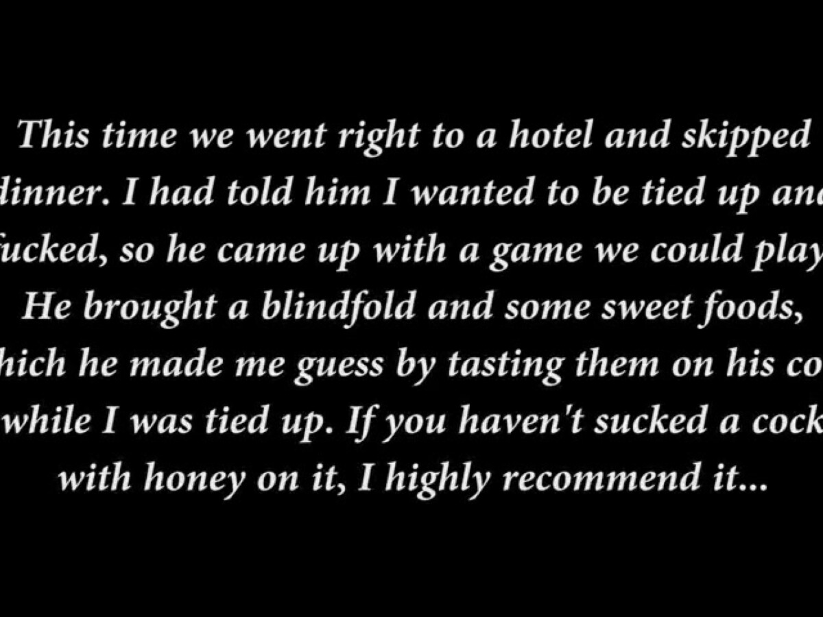 Play 'Bound and teased, she yearned for my cock to finish her off.'