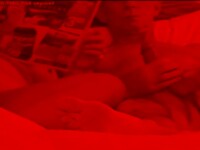EATING HER PUSSY IN RED SCREEN