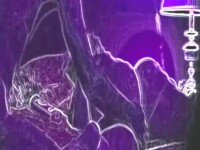 super hot deep purple cartoon