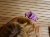 Julia in sauna